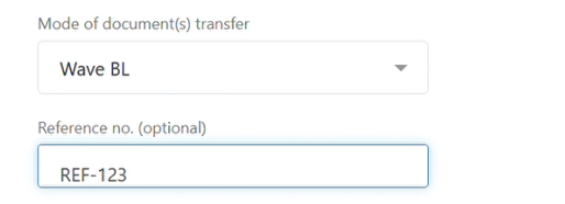 Mode of Transfer Reference
